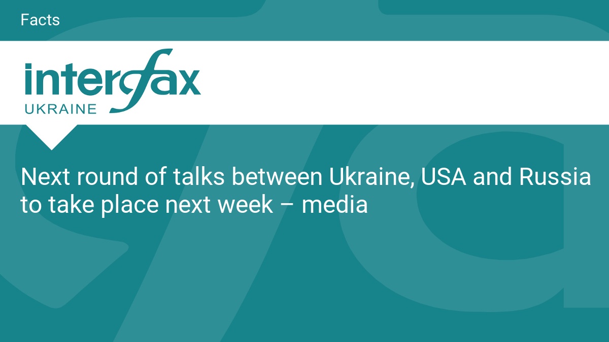 Next round of talks between Ukraine, USA and Russia to take place next week – media