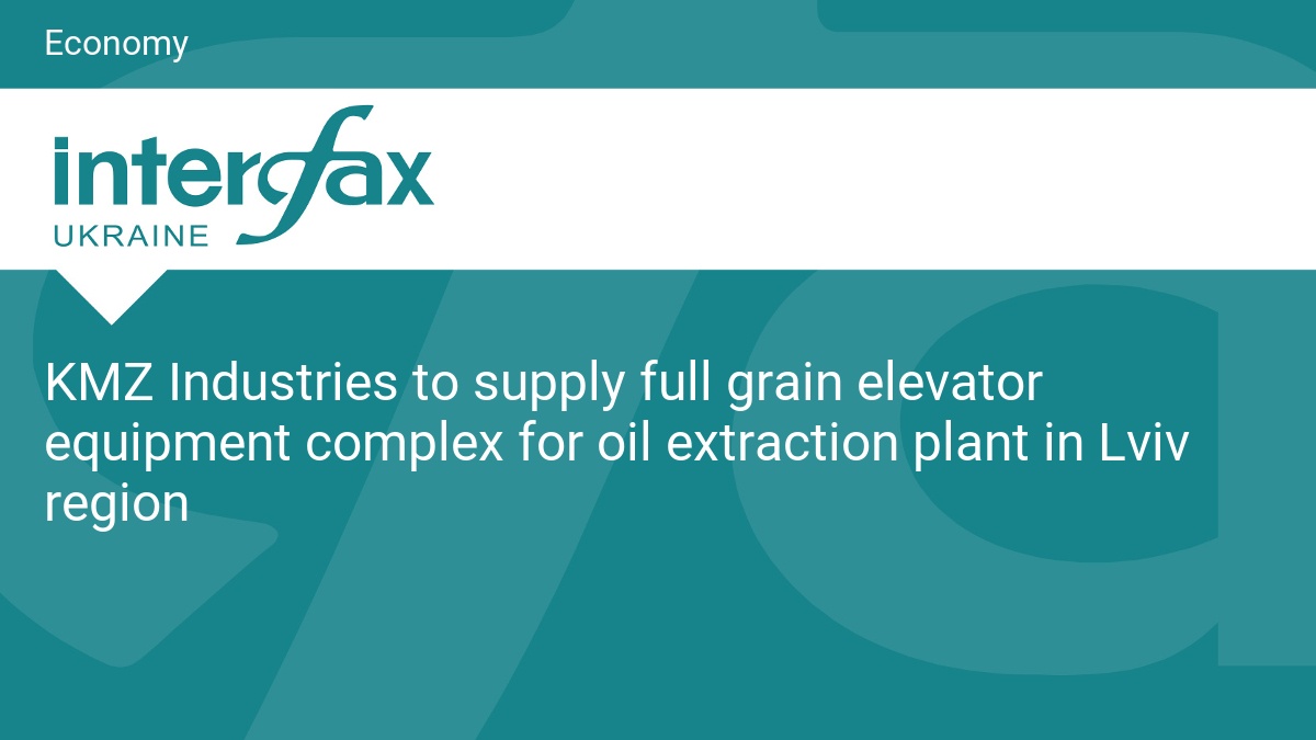 KMZ Industries to supply full grain elevator equipment complex for oil extraction plant in Lviv region
