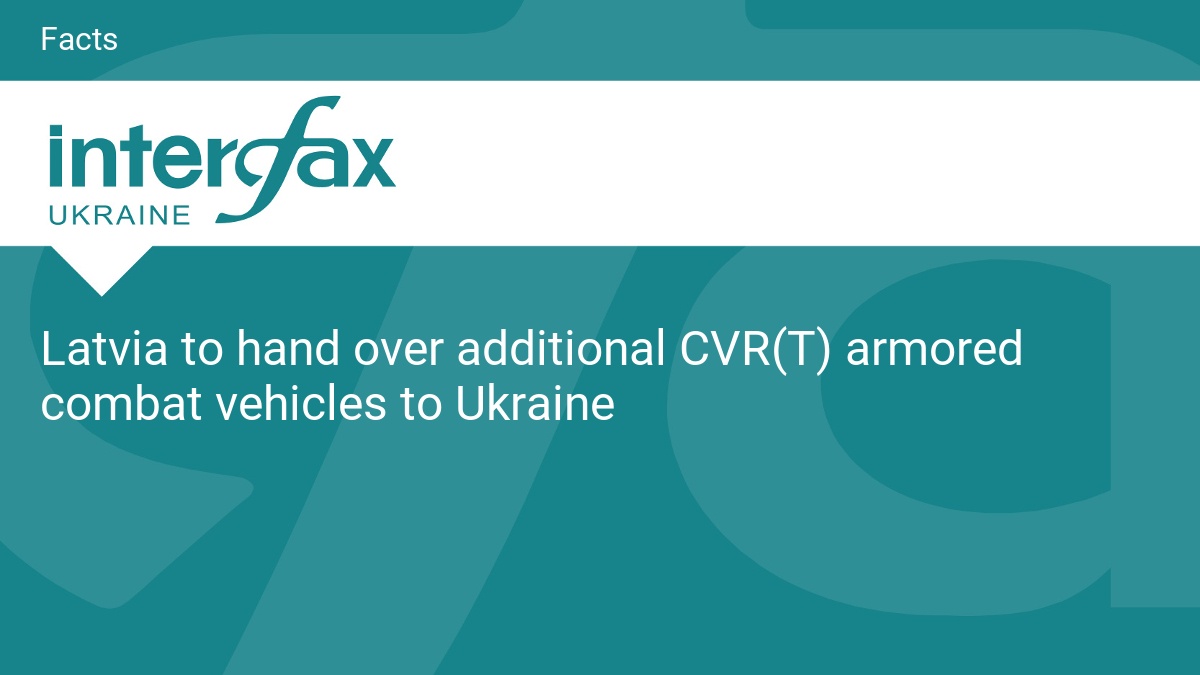 Latvia to hand over additional CVR(T) armored combat vehicles to Ukraine