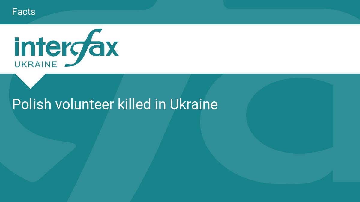 Polish volunteer killed in Ukraine