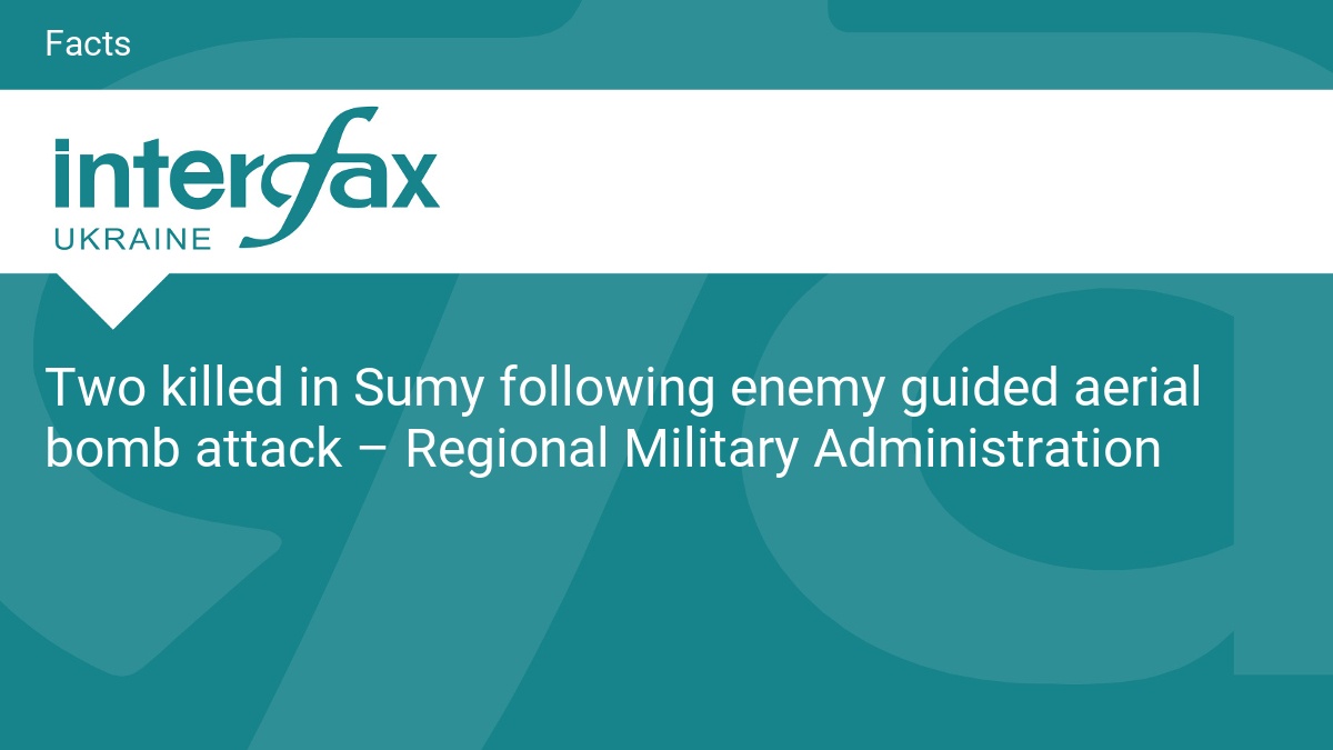 Two killed in Sumy following enemy guided aerial bomb attack – Regional Military Administration