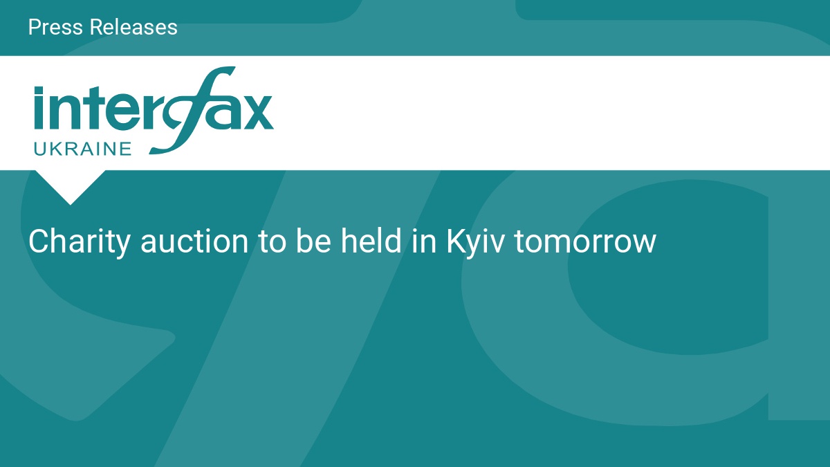 Charity auction to be held in Kyiv tomorrow - Vimarsana News