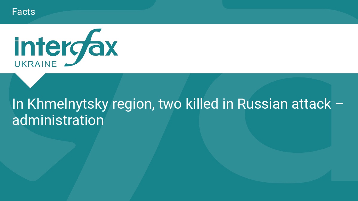 In Khmelnytsky region, two killed in Russian attack – administration - Vimarsana News