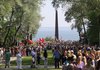 Дрібні сутички супроводжують покладання квітів на Алеї Слави в Одесі