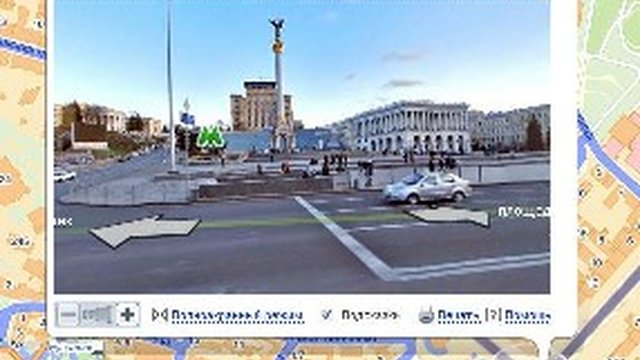 "Яндекс Украина" запустила сервис "Панорамы улиц"