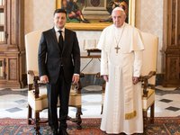 Зеленський: Церква з людьми - це українські капелани, а не посередництво між тими, хто хоче жити, і хто хоче тебе знищити