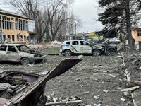 Окупанти потрапили у відділення поліції в Лимані, поранений правоохоронець, повідомив Клименко