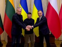 Зеленський подякував Дуді та Науседі за допомогу українському народу