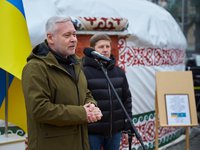 У Харкові за підтримки посольства Казахстану відкрили "юрту незламності"