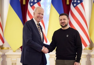 Зеленський та Байден зустрілися у Києві