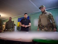 Зеленський відвідав бригади, що наступають на мелітопольському напрямку
