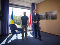 Зеленський домовився з прем'єром Нідерландів про кількість літаків F-16, які будуть передані Україні