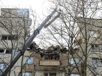 В Днепре завершились спасательные работы на месте попадания в многоэтажку