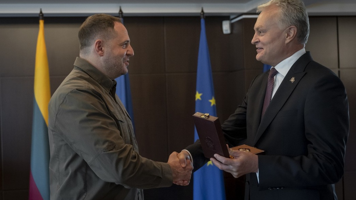 Yermak, Nauseda discuss Lithuania's support for Ukraine