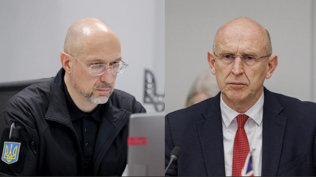 Шмигаль провів першу після призначення міністром оборони розмову з британським колегою