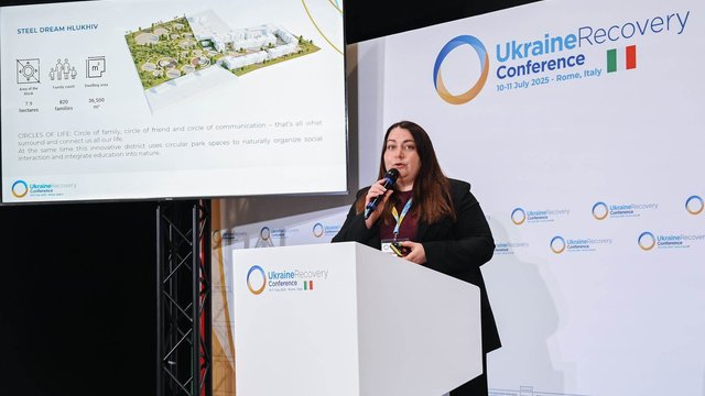 "Метінвест" на URC презентував проєкти ініціативи "Сталева мрія" по відбудові 4-х українських міст
