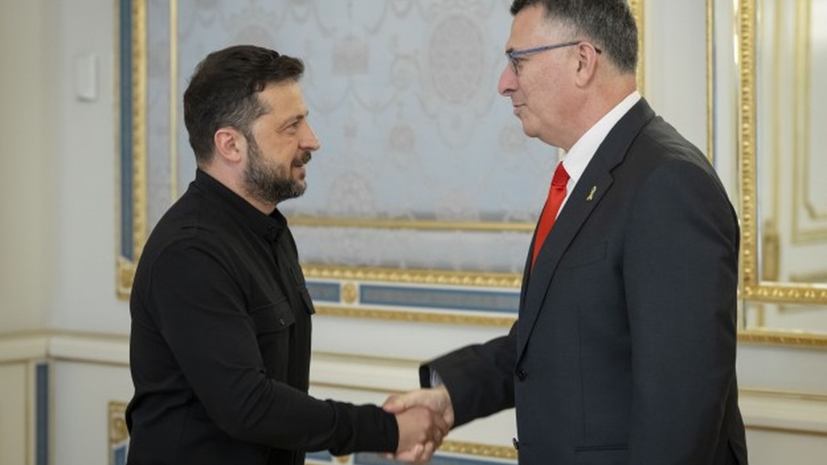 Israeli FM meets President Zelenskyy in Kyiv