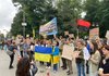 В Києві проходить акція в підтримку відновлення незалежності НАБУ та САП
