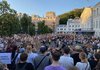 В Киеве снова проходит акция против закона, который ограничивает независимость НАБУ и САП
