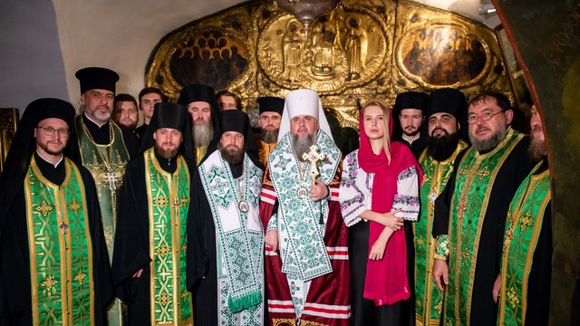В пещерах Лавры состоялась молитва предстоятеля ПЦУ Епифания - и. о. гендиректора