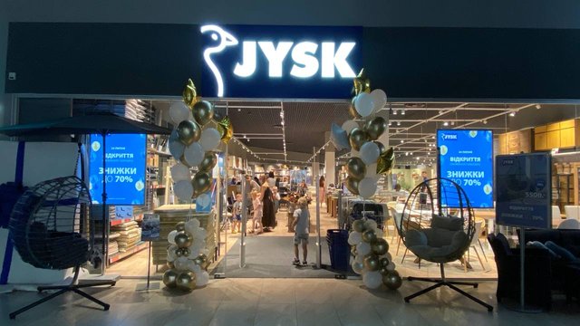 JYSK відкрив два модернізовані магазини у Києві та Луцьку