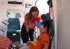 У Мукачеві волонтери УЧХ зустріли евакуаційний потяг зі сходу України