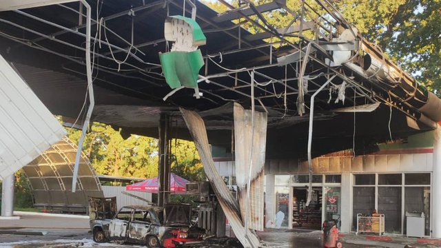 Оккупанты ударили по автомобилю на территории АЗС в Сумской области - ОВА