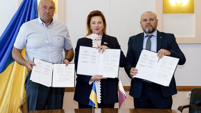 Катарская QTerminals заключила меморандум с Украиной о возобновлении концессии порта "Ольвия" с условиями форс-мажора