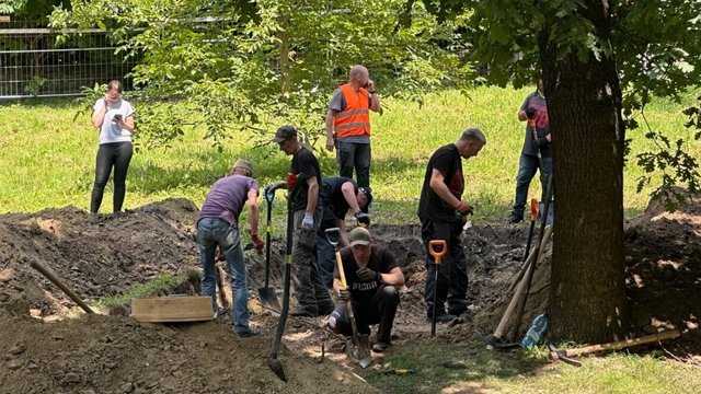 Поховання із загиблими у 1939 році солдатами знайдені під час ексгумаційних робіт на Збоїщах на околиці Львова