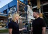 Зеленський відвідав зруйнований ракетами американський завод Flex у Мукачеві
