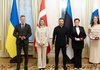 Zelenskyy presents state awards to first ladies of Finland and Estonia, first gentleman of Denmark