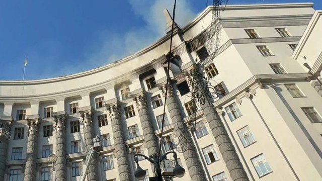 Свириденко відреагувала на ураження будівлі Кабінету міністрів внаслідок ворожої атаки