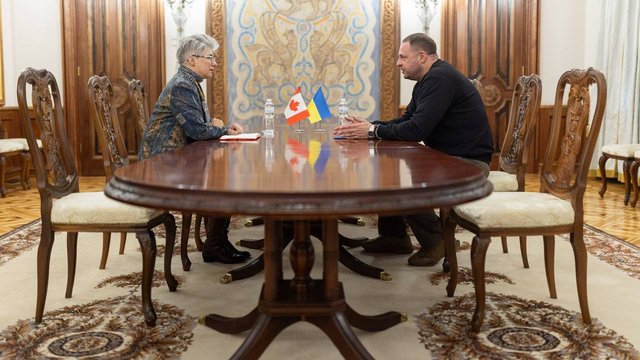 Yermak discusses key areas of cooperation between two countries with Canadian Ambassador