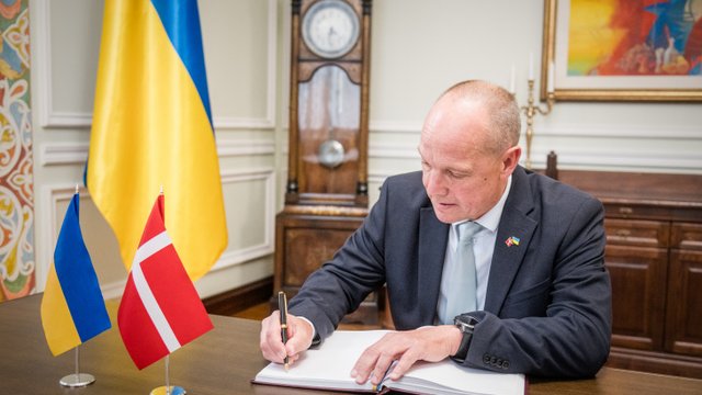У Києві новий посол Данії, прийнято вірчі грамоти