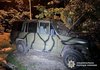 Поліція викрила жителя Києва, який за завданням спецслужб РФ підпалив два військові позашляховики у Шевченківському районі