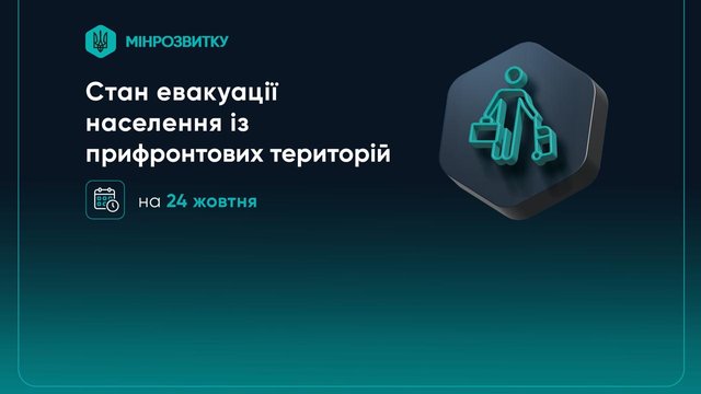Кількість евакуйованих з прифронтових територій за тиждень становить 4 тис. осіб – Мінрозвитку