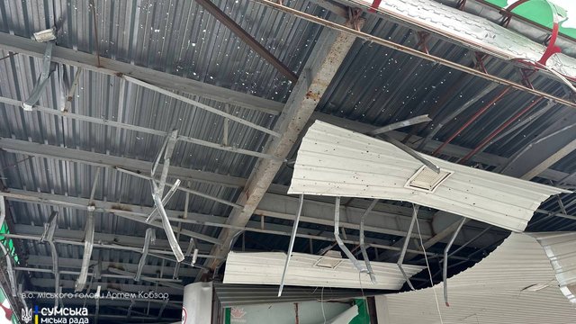 Ворог завдав удару по АЗС у Сумах, поранено четверо людей