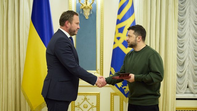 Зеленский обсудил с главой МИД Эстонии оборонную поддержку Украины