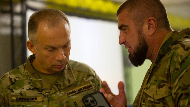 Сирський відвідав добропільський напрямок
