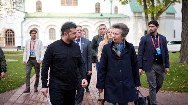 Зеленський запросив принцесу Анну взяти участь у наступному саміті Міжнародної коаліції за повернення українських дітей