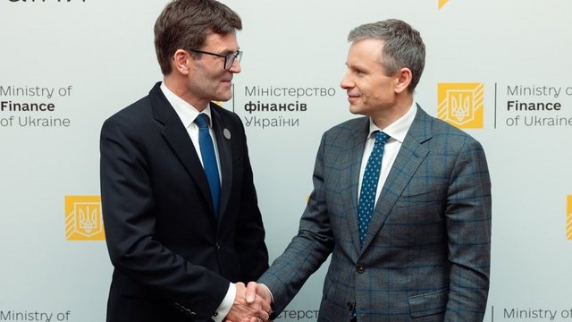 Посол Німеччини обговорив з міністром фінансів можливість використання заморожених росактивів як гарантій безвідсоткових кредитів на EUR140 млрд