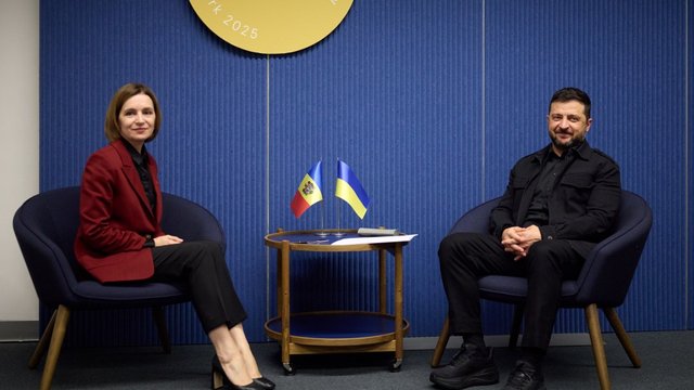 Зеленський і Санду говорили про необхідність одночасного відкриття першого кластера переговорів про вступ до ЄС