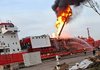 У порту "Ізмаїл" загорілося турецьке судно-газовоз ORINDA після нічної атаки РФ