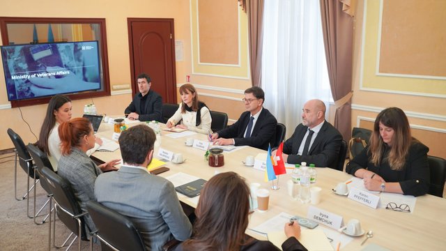Мінветеранів пропонує Швейцарії створити багатосторонній донорський фонд підтримки ветеранської спільноти