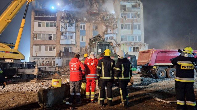 URCS helps survivors of Russian air attack in Zaporizhia