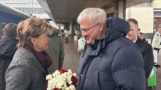 До Києва прибула глава МЗС Латвії