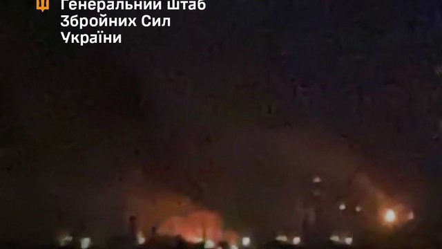 Силы обороны поразили нефтеперерабатывающий завод в Рязанской области, радиолокационную станцию, военный эшелон и несколько районов сосредоточения противника - Генштаб