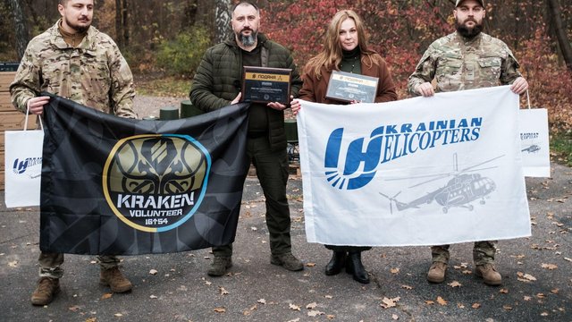 Із тилу на поле бою: Авіакомпанія "Українські вертольоти" передала на фронт РЕБи та інше обладнання