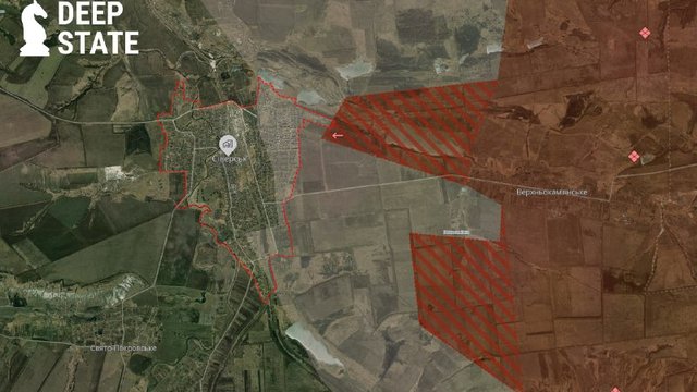 Ворог має успіхи в районі Сіверська – DeepState