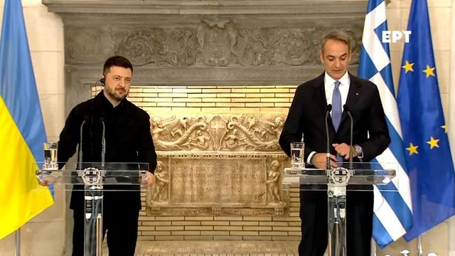 Зеленський поінформував прем’єр-міністра Греції щодо ситуації на фронті